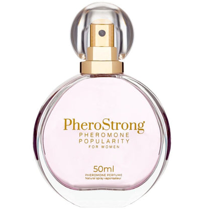 PHEROSTRONG Perfume Con Feromonas Popularity Para Mujer 50 ML – Fragancia Atractiva Que Despierta Interés