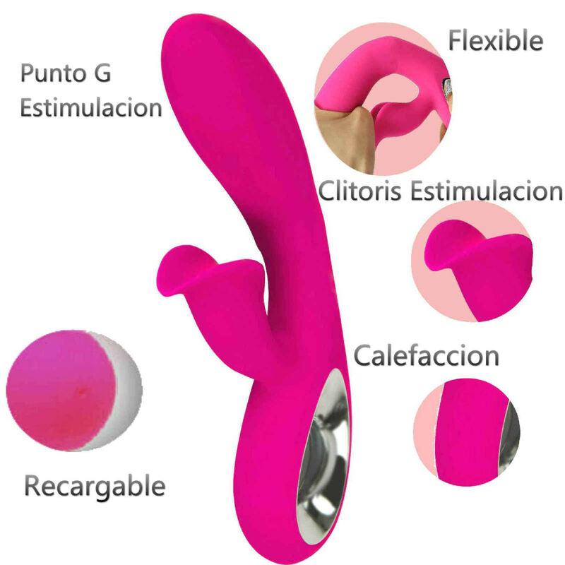 Comprar Armony Daro Vibrador Fucsia – Estimulador Ergonomico Con Diseño Elegante-Noxtic