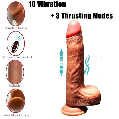 ARMONY Dildo Realista Vibrador Con Control Remoto – Diseño Ergonómico Para Placer Personalizado