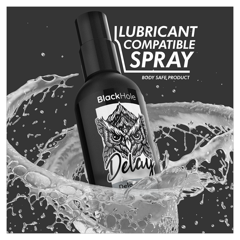 Spray ritardante BLACK HOLE Study Forte 30 ml – Prolunga il tuo tempo di piacere con comfort e sicurezza