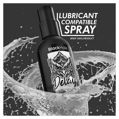 Spray ritardante BLACK HOLE Study Forte 30 ml – Prolunga il tuo tempo di piacere con comfort e sicurezza