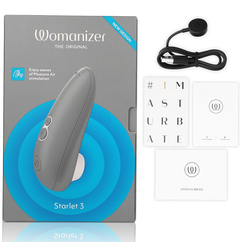 WOMANIZER Starlet 3 Grigio – Stimolatore compatto con tecnologia Pleasure Air