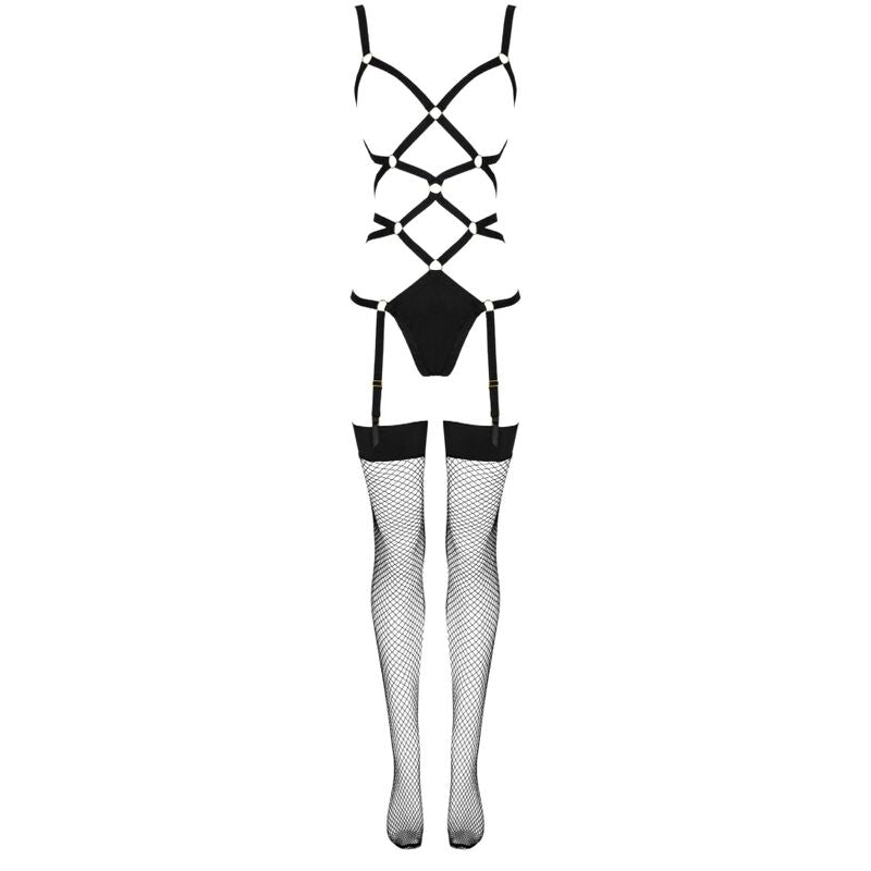 LIVCO Corsetti Fashion Thiara LC 20213 Body e Collant Nero SM – Completo Elegante con Comfort Sofisticato