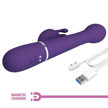 Comprar Pretty Love Dejon Vibrador Rabbit 3 En 1 – Diseño Ergonómico Con Potentes Motores Gemelos-Noxtic