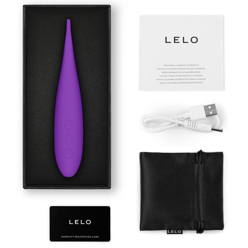 LELO Dot Travel Morado – Estimulador Portátil Con Diseño Discreto Para Viajes