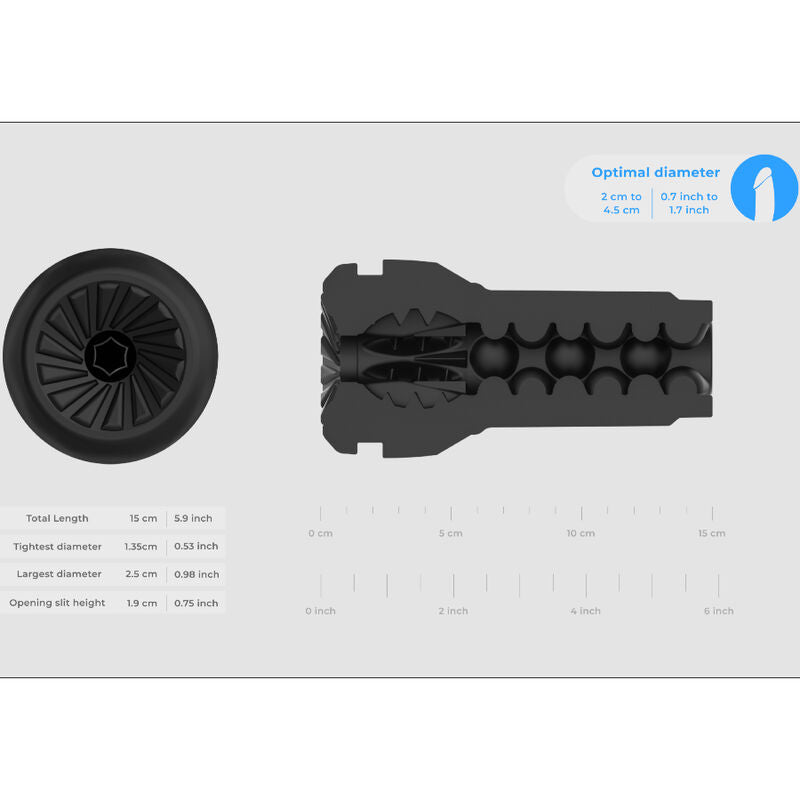 KIIROO Feel Pocket – Masturbatore ergonomico dal design compatto per il piacere personale
