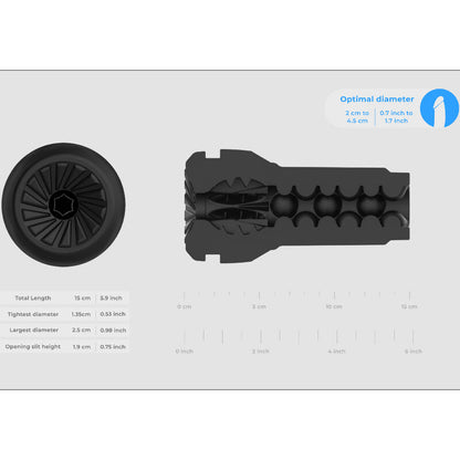 KIIROO Feel Pocket – Masturbatore ergonomico dal design compatto per il piacere personale