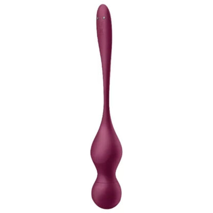 Satisfyer Love Birds Vary Wine Red – Palline vibranti con app gratuita per un piacere intenso