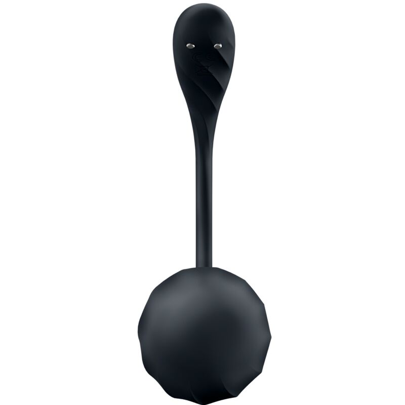 Satisfyer Ribbed Petal Estimulador Control Remoto Negro – Juguete Erótico Con App Para Experiencia Personalizada