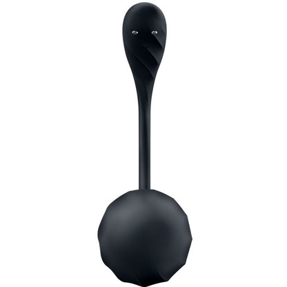 Satisfyer Ribbed Petal Estimulador Control Remoto Negro – Juguete Erótico Con App Para Experiencia Personalizada