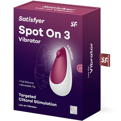 SATISFYER - SPOT ON 3 CLITORIS STIMULATOR RED