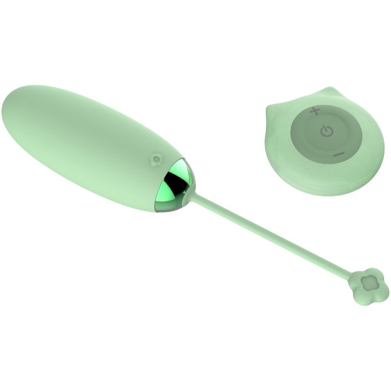 Armony Kitty Fun Huevo Vibrador Control Remoto Verde – Vibrador Recargable Con 10 Modos De Vibración