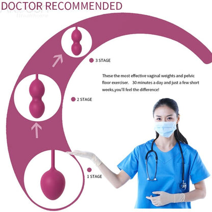 Pesi vaginali Armony Anabiosis 3 livelli Bugambilla – Migliora il tuo benessere con un design affidabile