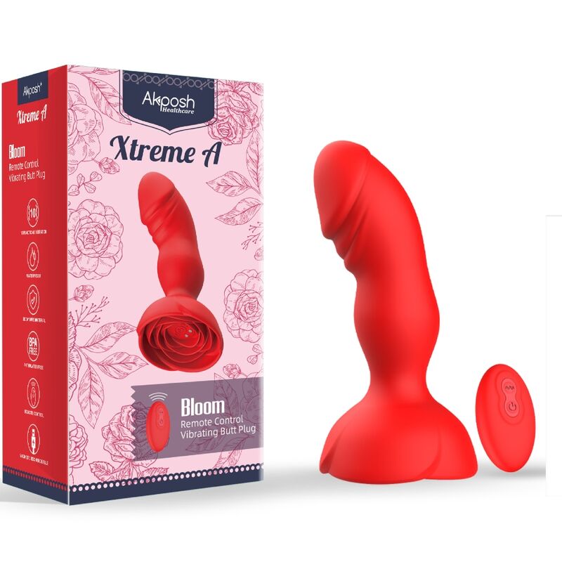 ARMONY Extreme A Bloom Pink – Vibratore con telecomando e plug anale per un'esperienza sensoriale migliorata