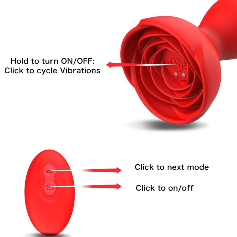 ARMONY Extreme A Bloom Pink – Vibratore con telecomando e plug anale per un'esperienza sensoriale migliorata