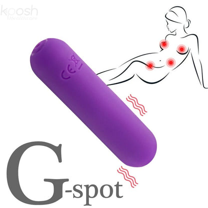 ARMONY - SPLASH JOLINE SILICONE VIBRATING BULLET REMOTE CONTROL 10 VIBRATIONS 6.5 X 1.5 CM PURPLE