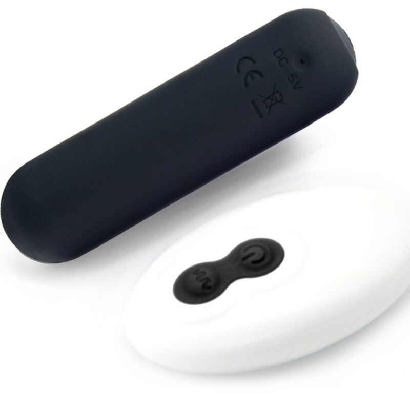 ARMONY - SPLASH JOIE SILICONE VIBRATING BULLET REMOTE CONTROL 10 VIBRATIONS 75 X 19 CM BLACK