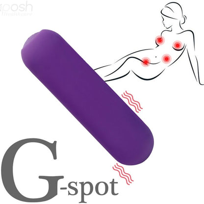 ARMONY - SPLASH JOIE SILICONE VIBRATING BULLET REMOTE CONTROL 10 VIBRATIONS 75 X 19 CM PURPLE