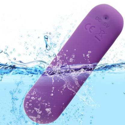 ARMONY - SPLASH JOIE SILICONE VIBRATING BULLET REMOTE CONTROL 10 VIBRATIONS 75 X 19 CM PURPLE