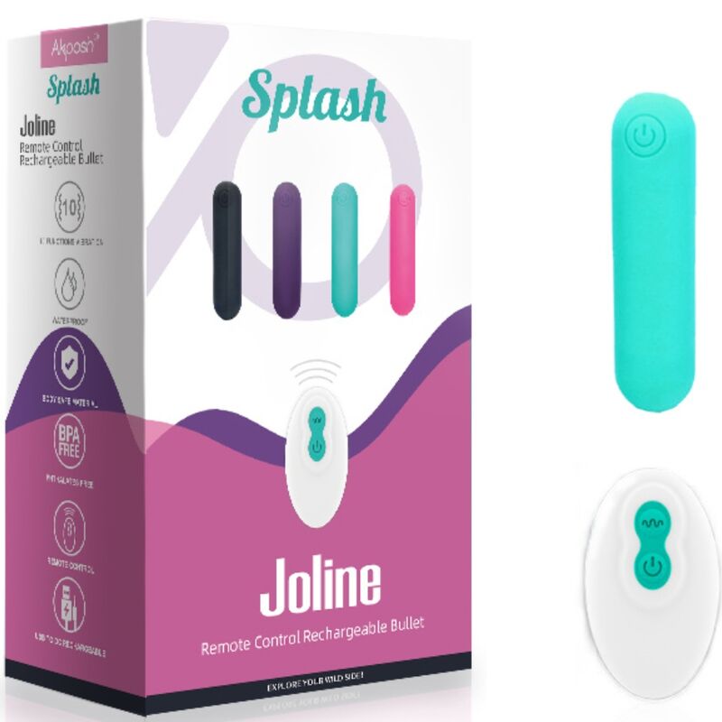 Comprar ARMONY Splash Joline Bala Vibradora Verde – Control Remoto Con 10 Modos De Vibración Para Placer Personalizado-Noxtic