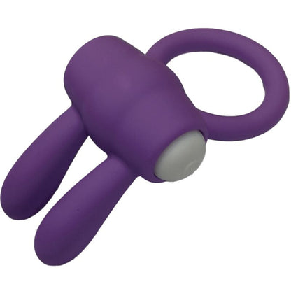 ARMONY Mr Bunny Anillo Vibrador Púrpura – Silicona Médica Hipoalergénica Para Comodidad Sensual