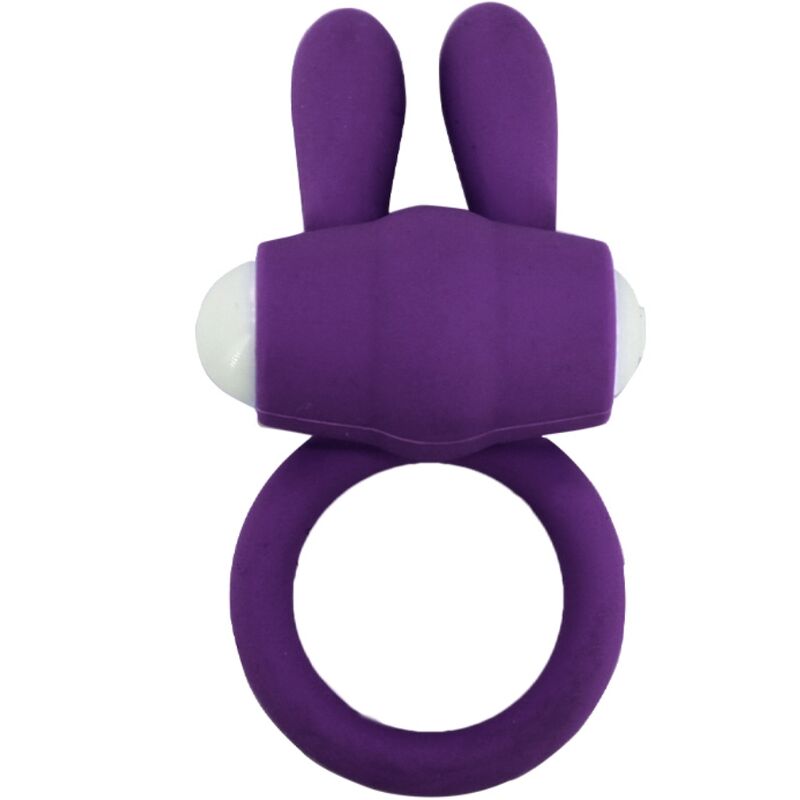 ARMONY Mr Bunny Anillo Vibrador Púrpura – Silicona Médica Hipoalergénica Para Comodidad Sensual