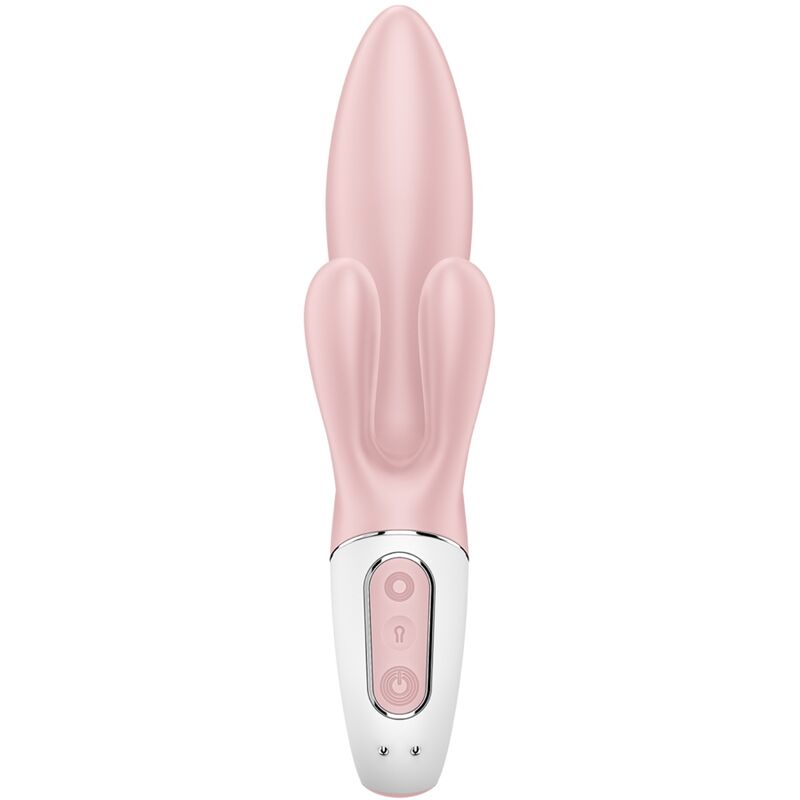 SATISFYER - AIR PUMP BUNNY 3 INFLATABLE VIBRATING RABBIT PINK