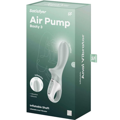 Satisfyer Air Pump Booty 3 – Vibratore anale gonfiabile con impostazioni personalizzabili