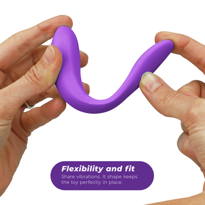 We-Vibe Sync Go Violeta – Estimulador Dual Con Diseño Innovador Para Experiencias En Pareja