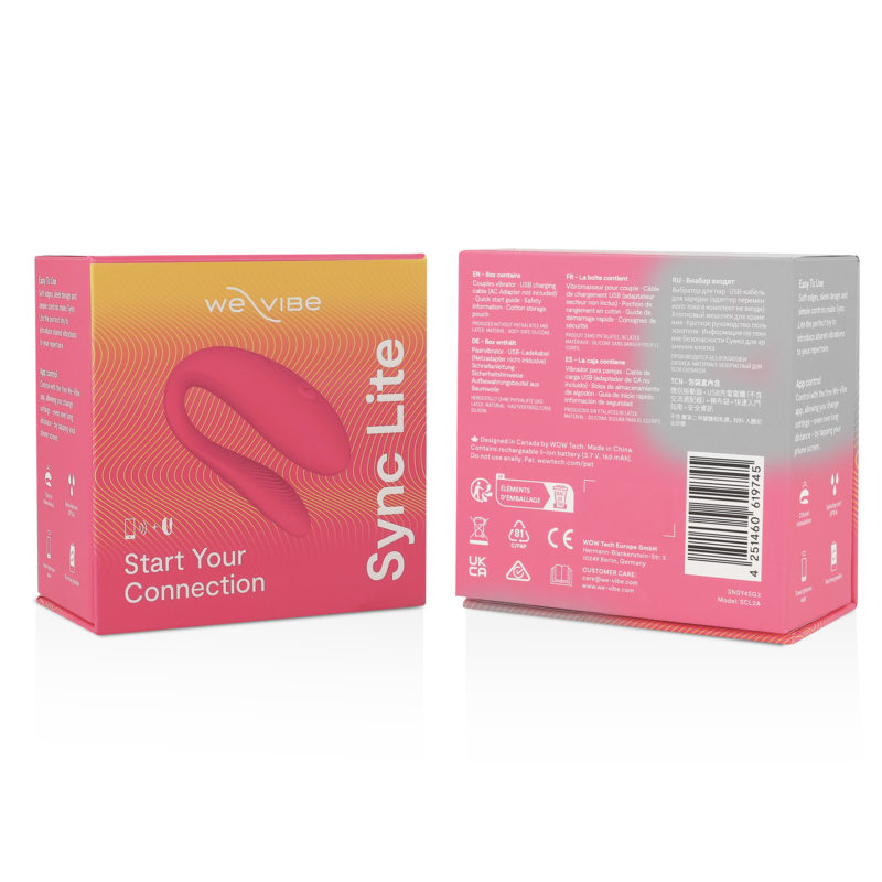 We-Vibe Sync Lite Rosa – Estimulador Innovador Para Placer Personal Ajustable