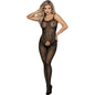 Comprar SUBBLIME Bodystocking Crotchless Negro – Diseño Elástico Para Comodidad y Estilo Sexy-Noxtic