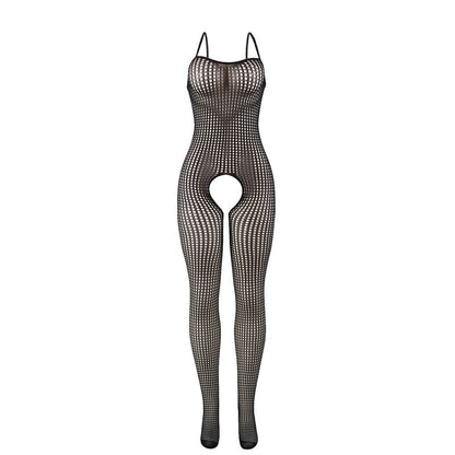 SUBBLIME Bodystocking Crotchless Negro – Diseño Elástico Para Comodidad y Estilo Sexy