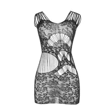 SUBBLIME Vestido Largo Espalda Abierta Negro – Lencería Elegante Con Diseño Moderno y Sensual