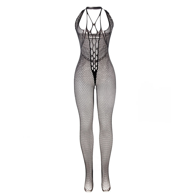 SUBBLIME Bodystocking Largo De Rejilla Negra – Diseño Elegante Para Comodidad Y Estilo