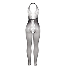 SUBBLIME Bodystocking Negro Con Espalda Abierta – Diseño Elegante Para Resaltar Tu Belleza