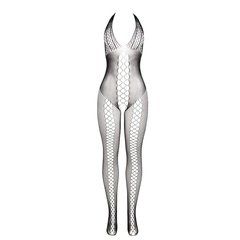 SUBBLIME Bodystocking Negro Con Espalda Abierta – Diseño Elegante Para Resaltar Tu Belleza