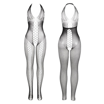 Comprar SUBBLIME Bodystocking Negro Con Espalda Abierta – Diseño Elegante Para Resaltar Tu Belleza-Noxtic
