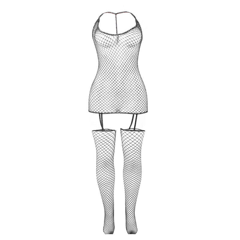Comprar SUBBLIME Bodystocking Rejilla Brillante Talla Única – Lencería Atractiva Para Estilo Y Comodidad-Noxtic