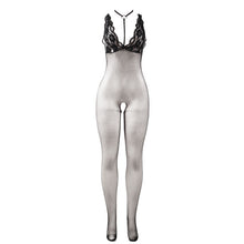 SUBBLIME Bodystocking Crotchless Negro – Diseño Elegante Con Rejilla Transparente Para Comodidad Total