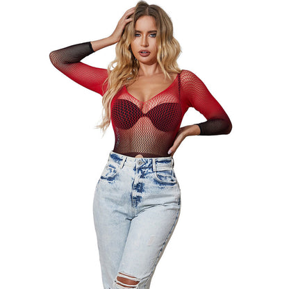 SUBBLIME Vestido De Rejilla Elástico – Diseño Atractivo Con Efecto Degradado Y Comodidad Para Uso Diario