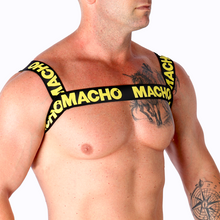 MACHO Arnés Doble Amarillo – Diseño Elegante Con Comodidad Excepcional