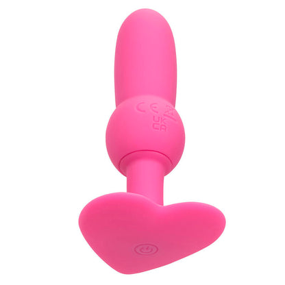 Calexotics First Time Plug anale con perline rosa – Giocattolo per l'esplorazione intima con 10 vibrazioni