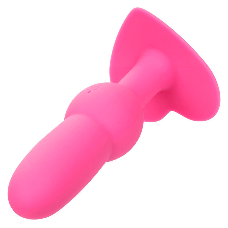 Calexotics First Time Plug anale con perline rosa – Giocattolo per l'esplorazione intima con 10 vibrazioni