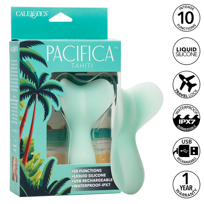 Stimolatore CALEXOTICS Pacifica Tahiti – Design sagomato con 10 funzioni intense