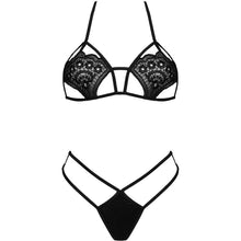 LIVCO Corsetti Fashion Jimena LC 20216 – Completo reggiseno e perizoma in pizzo di lusso