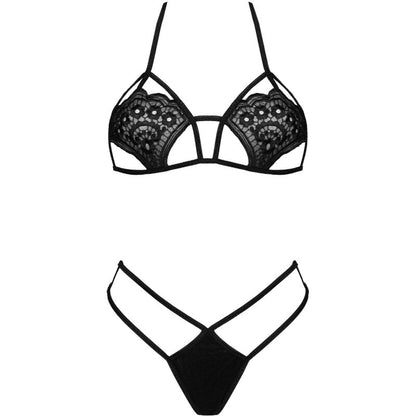 LIVCO Corsetti Fashion Jimena LC 20216 – Completo reggiseno e perizoma in pizzo di lusso