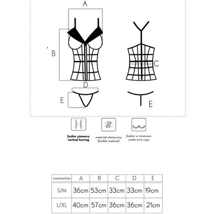 Comprar LIVCO Corsetti Fashion Laura LC 20215 Corset – Elegante Diseño Para Aumentar Tu Confianza-Noxtic