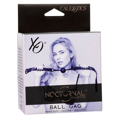 CALEXOTICS - NOCTURNAL BLACK SILICONE BALL GAG