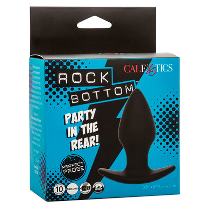 CalExotics Rock Bottom Perfect Plug – Diseño Ergonómico Con 10 Funciones De Vibración