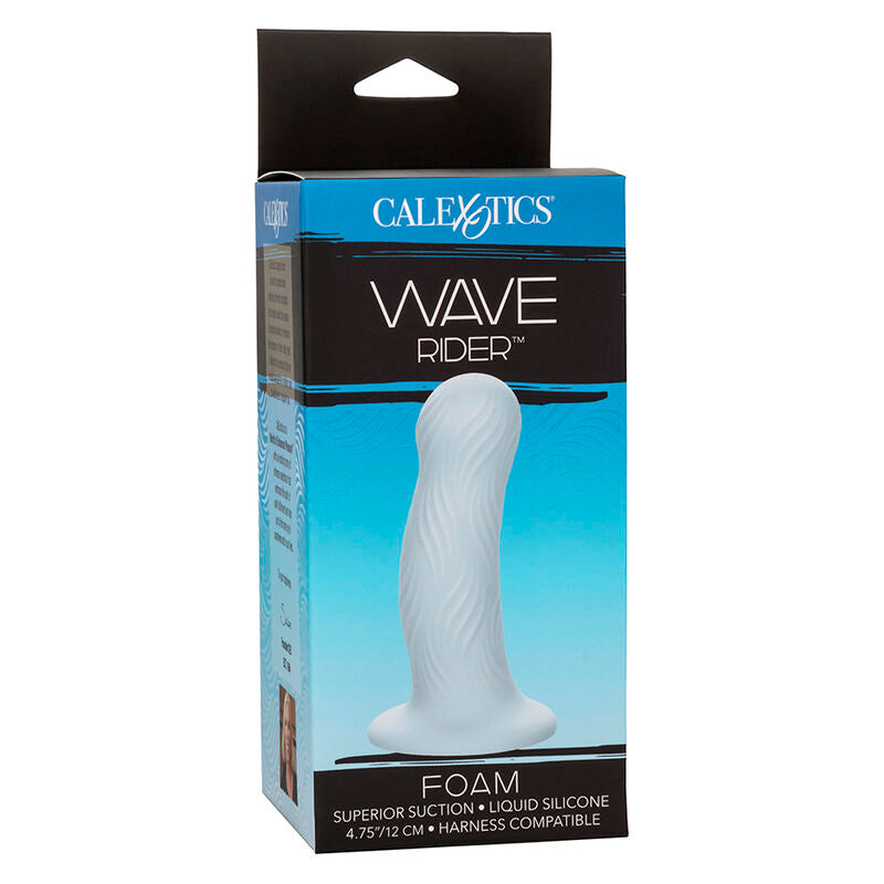 CALEXOTICS Wave Rider Plug Anal Espuma Azul – Diseño Ergonómico Para Placer Confortable